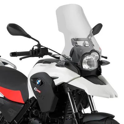 Productafbeelding van Givi windscherm D5101STG, transparant, 410x390 mm, voor BMW G650 GS (modeljaren 2011-2017), met ABE-certificaat