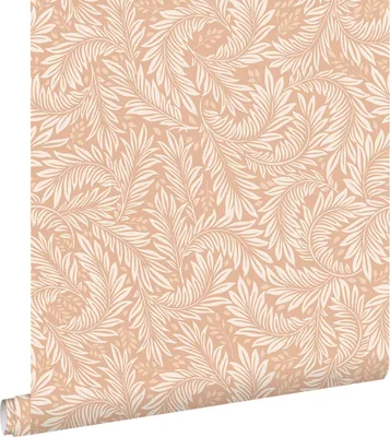 Productafbeelding van ESTAhome behang bladeren licht terracotta 50 x 900 cm