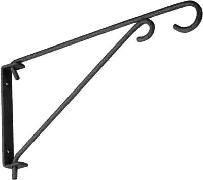 Produktbild von Aufhänger Strend Pro PB8021A, Halter für Blumentopf, schwarz, Metall, 24,5x13 cm, 50 cm Kette