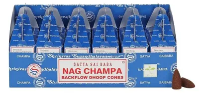 Produktbild von Satya Sai Baba Backflow Cones " Nag Champa" 24 Stück (Rückfluss Kegel)