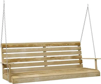 Produktbild von Hollywoodschaukel, Gartenschaukel, Garten Schaukel, Schaukelgestell, Schaukel Garten, Schaukelgerüst, Kiefernholz Imprägniert 155x65x60 cm