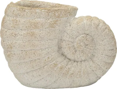 Zdjęcie produktu dla o Ferretti Wazon SHELL SAND Beżowy 33x19x23 cm