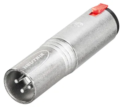 Obrázek produktu pro Neutrik - 3-pólový XLR samec na stereo 1/4" uzamykací jack