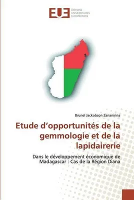 Produktbild von Etude d'opportunités de la gemmologie et de la lapidairerie