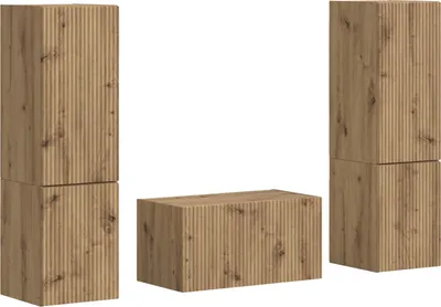 Obrázek produktu pro vidaXL Sada skříněk pod TV 5 ks Artisan dub dřevotříska
