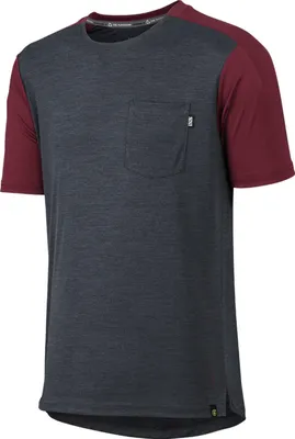 Produktbild von iXS Herren Jersey Kurzarm Flow X, Raisin - Violett Schwarz, S
