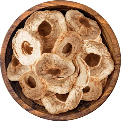 Produktbild von Apfelringe getrocknet, Trockenfrüchte ohne Zuckerzusatz & ungeschwefelt, 3 x 150g