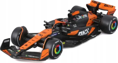 Produktbild von BBURAGO McLaren F1 MCL38 1:43 Piastri 24, Sportwagen-Modell, Vormontiert, 1:43, McLaren F1 MCL38, Unisex, Metall, Kunststoff