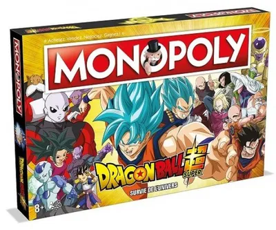 Image de Monopoly dragon ball super survie de l'univers - winning moves - 0250 - jeu de société plateau