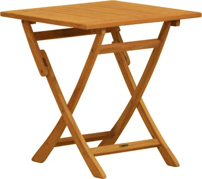 Produktbild von Teak Gartentisch klappbar Fano quadratisch 70 x 70 cm als Klapptisch aus Teakholzer unbehandelter Teakholztisch