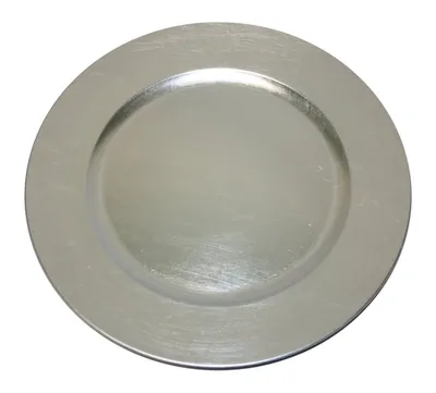 Immagine prodotto di Tovaglietta in plastica Ø 33 cm argento - 6 pezzi