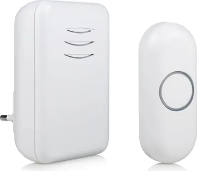 Produktbild von türklingel DBY-22312drahtlos 10 cm weiß 5-teilig