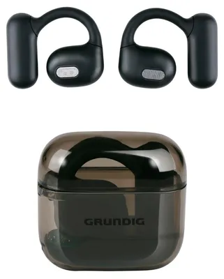 Produktbild von Grundig Kabellose Kopfhörer OWS Bluetooth - In Ear Kopfhörer Mit Ladeetui - Bluetooth Kopfhörer Kabellos USB-C - 4h Wiedergabezeit - Sicherer Sitz