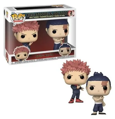 Produktbild von Funko Pop! Animation 2-Pack: Jujutsu Kaisen - Yuji Itadori & Aoi Todo