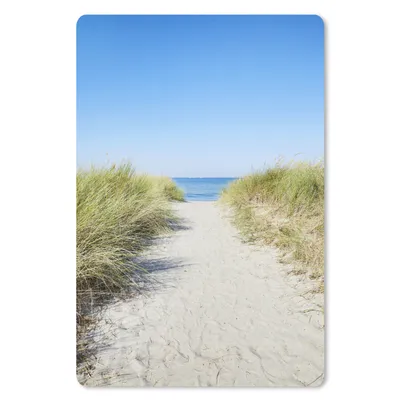Produktbild von MuchoWow® Mauspad Mousepad Strand - Weg - Sommer 18x27 cm - Mousepads - Maus Mat - Pad - Mausunterlage
