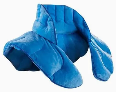 Immagine prodotto di Cuscino riscaldante per il collo, in peluche, 1,1 kg, per una terapia del calore profonda