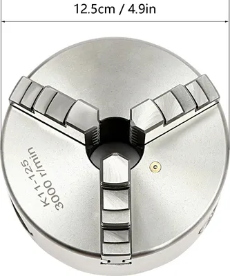 Obrázok produktu pre Sústružnícke skľučovadlo - 3-čeľusťové samostrediace 125 mm - S vnútornými a vonkajšími čeľusťami - Na CNC/frézovanie/vŕtanie - Ručné - Biele