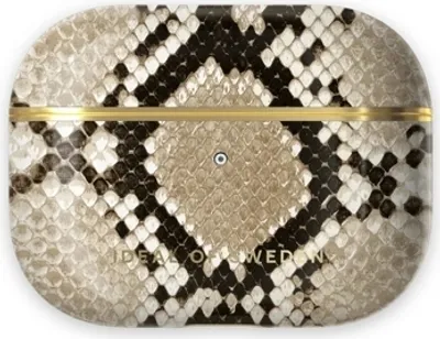 Image de IDEAL OF SWEDEN, Coque pour AirPods Pro Sahara Snake Imprimé reptile Attrayant, motif léopard