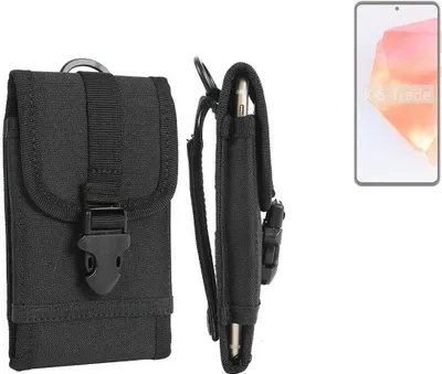 Produktbild von K-S-Trade Holster Handy Hülle kompatibel mit Samsung Galaxy C55 Holster Handytasche Gürtel Tasche Schutz Hülle Robust Outdoor schwarz