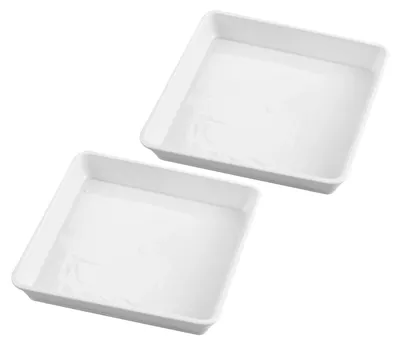 Zdjęcie produktu dla Omgoods - Kwadratowa podkładka pod doniczki z tworzywa sztucznego, 40 cm