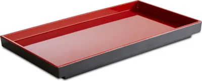 Obrázok produktu pre APS ASIA Plus tácka, GN 1/3, čierna/červená, výška: 30 mm, dĺžka: 325 mm
