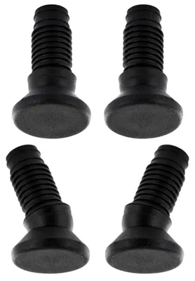 Immagine prodotto di 4x guide per mobili 25 20 mm guide articolate guide per sedie guide tubo rotondo piede base regolabile