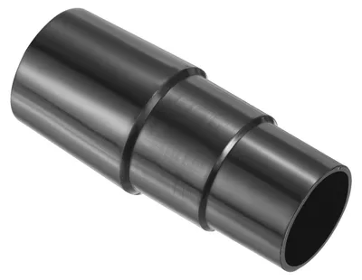 Staubsaugerschlauchadapter 32–38 mm, schwarz, Kunststoff