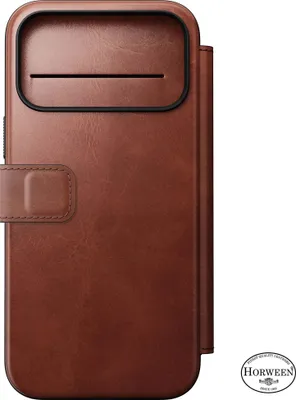 Obrázek produktu pro Nomad Modern Leather Folio, olde dublin (Horween) - iPhone 17 Pro Max