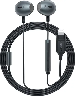 Zdjęcie produktu dla Słuchawki Douszne Acefast L1 Ze Złączem Lightning 1,2 M - Czarne