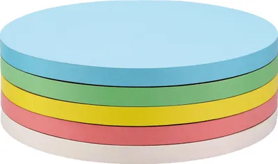 Obrázek produktu pro magnetoplan 111151790 Moderationskarten Kreise, selbstklebend, 140 mm