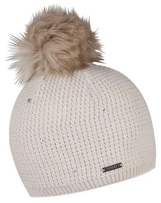 Obrázok produktu pre SABBOT Sigrid Winter-Hut, dámska čiapka s pompom - béžová