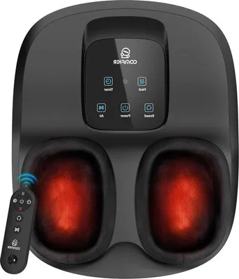 Imagen del producto de Masajeador de pies Shiatsu con control remoto y función de calor para aliviar molestias en los pies