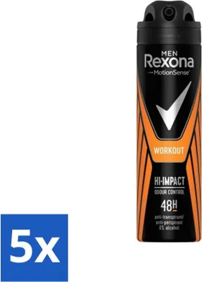 Produktbild von Rexona Men - MotionSense - Deodorant Spray - Antitranspirant - 150 ml - Vorteilspack - 5 Stücke