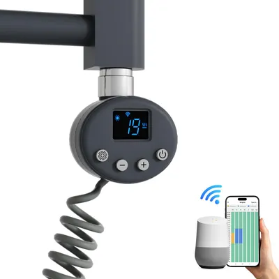Produktbild von Heilmetz Smart WLAN Heizstab 1200W für Badheizkörper, G 1/2" Standardgewinde, App & Sprachsteuerung (Tuya/Alexa), IPX4
