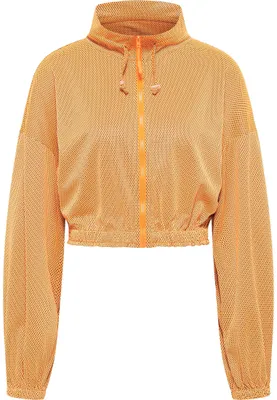 Image de Veste courte pour femme, couleur orange, taille S