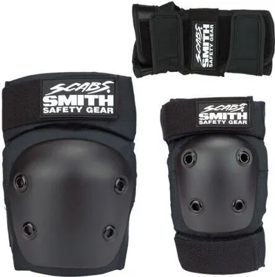 Productafbeelding van PROTECTORS SMITH SCABS YOUTH - 3 stuks - zwart - universeel