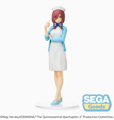 Obrázok produktu pre The Quintessential Quintuplets 2 SPM PVC Statue Miku Nakano Nurse Ver. 21 cm