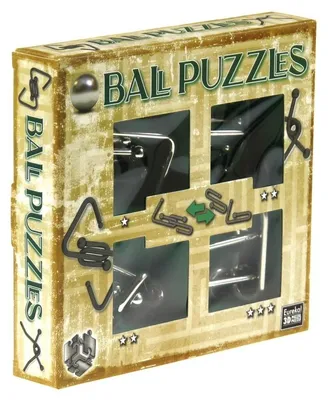 Zdjęcie produktu dla Łamigłówka metalowa Eureka Ball Puzzles 4 sztuki