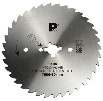 Dönermesser 80 mm, gezahnt, Edelstahl, 1 Stück