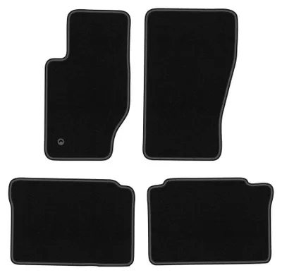 Immagine prodotto di Tappetini in moquette agugliata per Jeep Grand Cherokee III WK 2005-2010 (fuoristrada) – set 4 pezzi, neri, su misura – Wielganizator BASIC