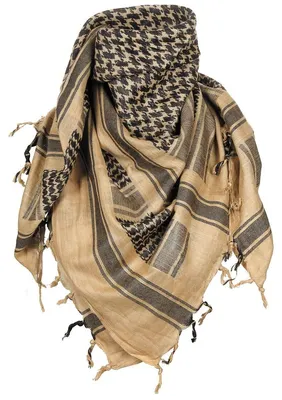 Productafbeelding van MFH Halsdoek, "Shemagh", zandkleurig-zwart
