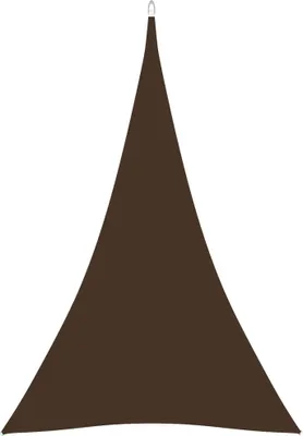 Image de Voile de parasol Tissu Oxford triangulaire 5x6x6 m marron
