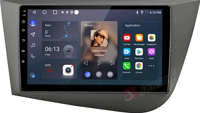 Image de 2+64G 9 "Carplay Android 15 Autoradio pour Seat Leon MK2 1P1 2005-2012 GPS NAVI WIFI BT DAB+ SWC USB DSP RDS