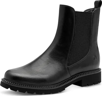 Produktbild von Tamaris Chelsea Damenschuh 100% vegan mit weichem Fußbett 1-25417-45, Größe:38 EU, Farbe:Schwarz