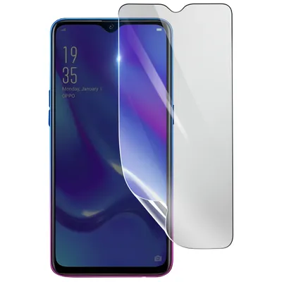 Productafbeelding van 3mk, stoot- en krasbestendige hydrogel schermbeschermer voor Oppo RX17 Neo, transparant