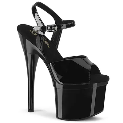 Obrázek produktu pro ESTEEM-709 Dámské sandály Pleaser, černý lak , EU 36, US 6