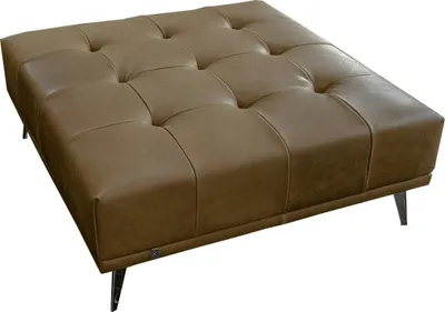 Produktbild von KAWOLA Hocker WIOLO Leder camel