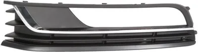 Produktbild von BLIC Lüftungsgitter Grill Stoßfänger für VW Passat Variant (365) mit Loch/Löchern für Nebellampen Chrom/Schwarz