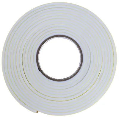 Produktbild von 5,5 m selbstklebender Dichtungsstreifen mit 9 x 5 mm Profil in Weiß