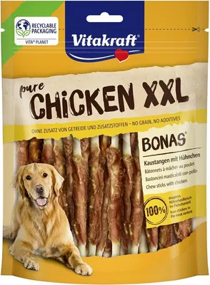 Productafbeelding van Vitakraft 58596, Pamlsky, voor honden, met kip, rundvlees, zonder toegevoegde suiker